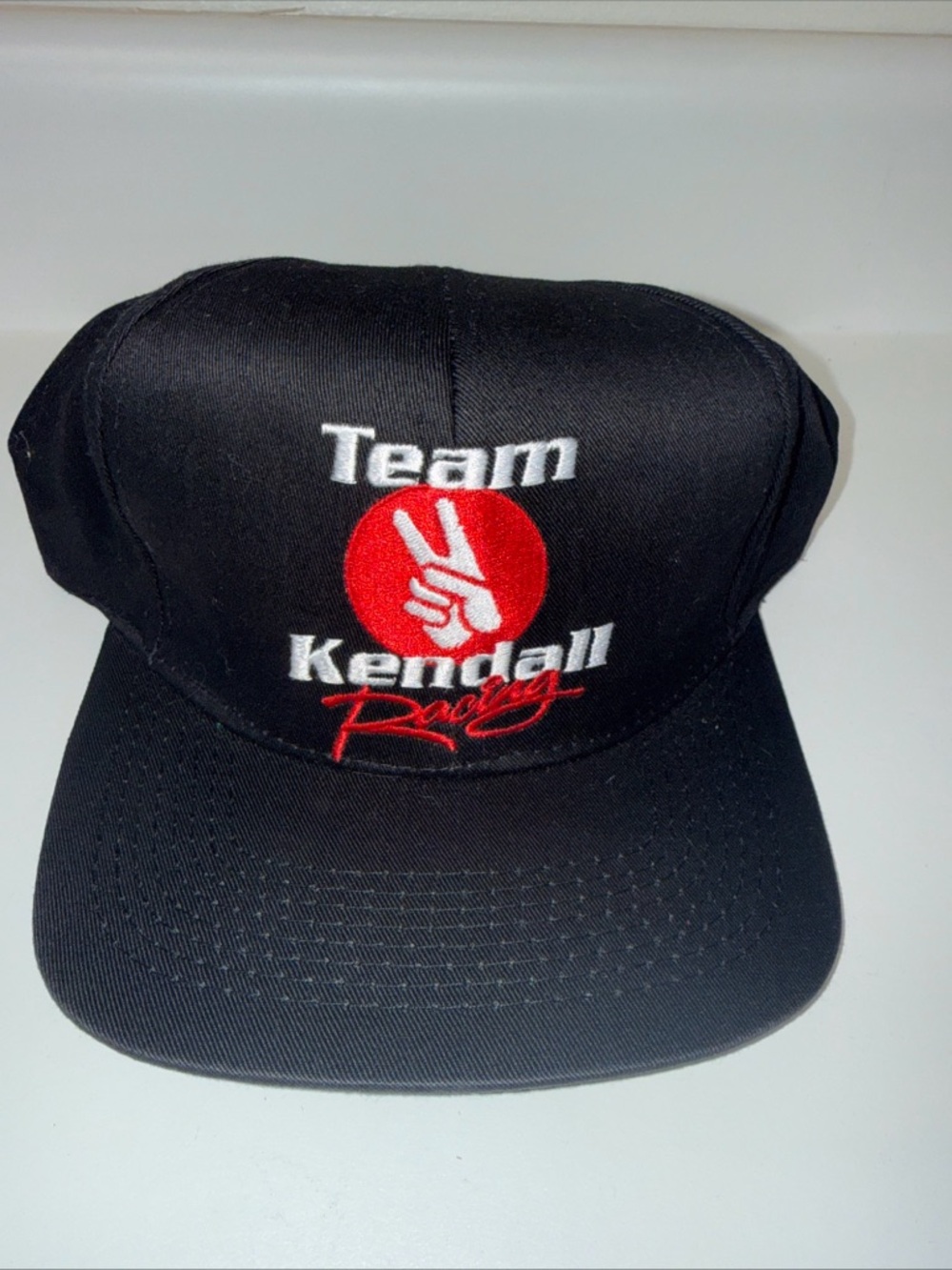 Team Black Embroidered Baseball Cap
